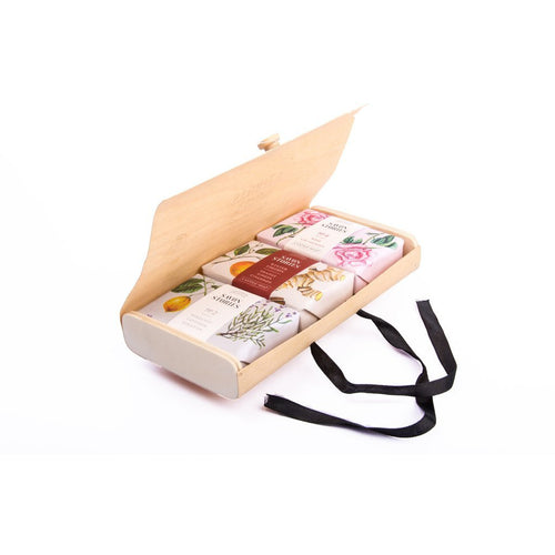 Wood Box Soap Gift Set-Body Soaps-The Beauty Editor